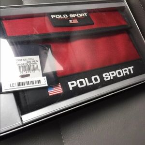Vintage Polo Sport clutch wallet